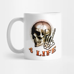 Metal 4 Life Orange Mug